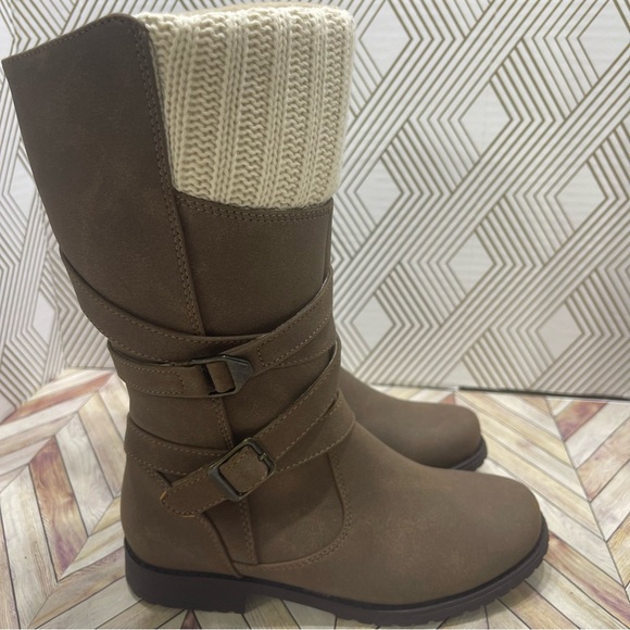 New Girl’s Knee-High Boots Size 13M H2 - Picture 4 of 11